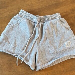 PINK Victoria's Secret Light Gray Athletic Shorts